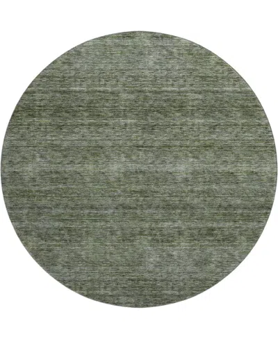 Dalyn Soft Essentials Machine Washable Se1 8'x8' Round Area Rug In Green