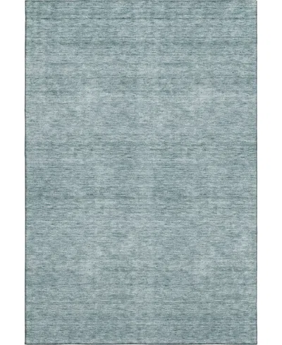 Dalyn Soft Essentials Machine Washable Se1 9'x12' Area Rug In Blue