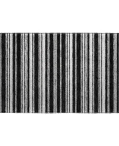 Dalyn Soft Essentials Machine Washable Se2 1'8"x2'6" Area Rug In Black