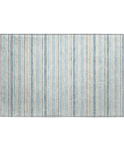 Dalyn Soft Essentials Machine Washable Se2 1'8"x2'6" Area Rug In Blue