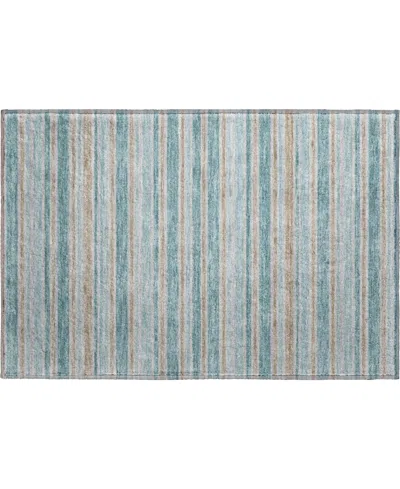 Dalyn Soft Essentials Machine Washable Se2 1'8"x2'6" Area Rug In Blue