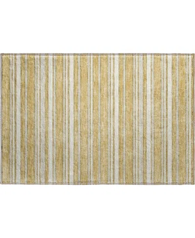 Dalyn Soft Essentials Machine Washable Se2 1'8"x2'6" Area Rug In Yellow