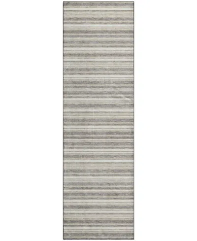 Dalyn Soft Essentials Machine Washable Se2 2'3"x7'6" Runner Area Rug In Gray