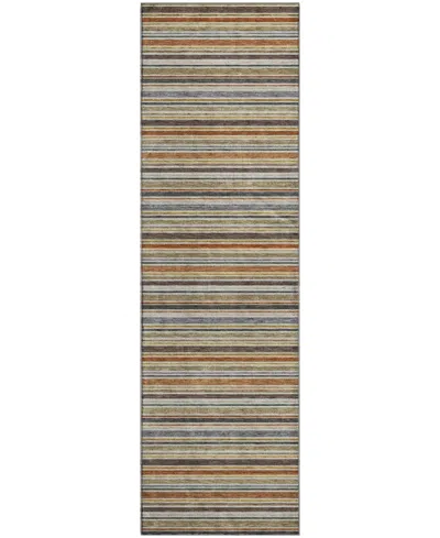 Dalyn Soft Essentials Machine Washable Se2 2'3"x7'6" Runner Area Rug In Multi