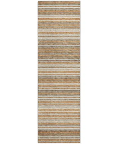Dalyn Soft Essentials Machine Washable Se2 2'3"x7'6" Runner Area Rug In Brown