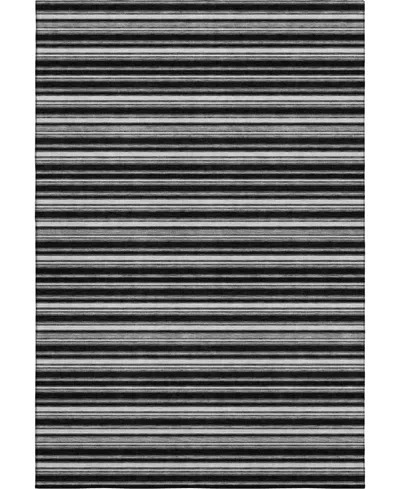 Dalyn Soft Essentials Machine Washable Se2 2'6"x3'10" Area Rug In Black