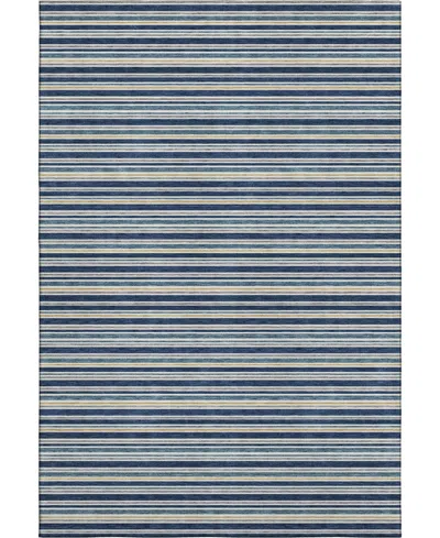 Dalyn Soft Essentials Machine Washable Se2 2'6"x3'10" Area Rug In Blue