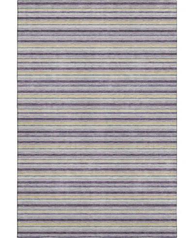 Dalyn Soft Essentials Machine Washable Se2 2'6"x3'10" Area Rug In Purple