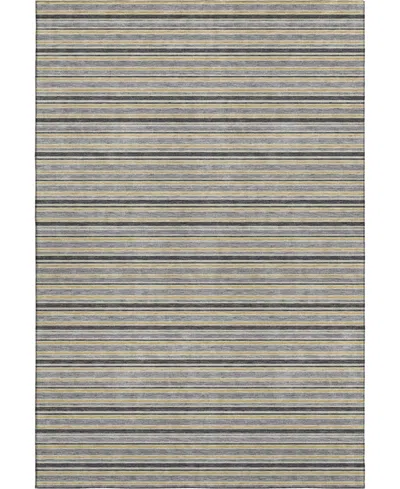 Dalyn Soft Essentials Machine Washable Se2 5'x7'6" Area Rug In Gray