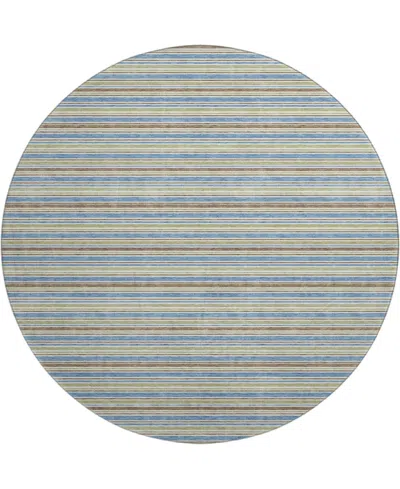 Dalyn Soft Essentials Machine Washable Se2 8'x8' Round Area Rug In Multi