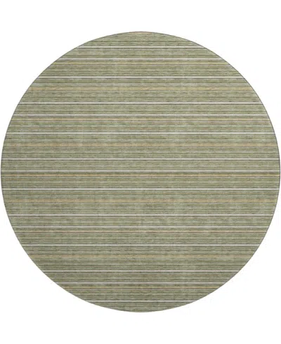 Dalyn Soft Essentials Machine Washable Se2 8'x8' Round Area Rug In Green