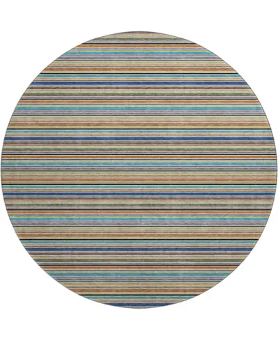 Dalyn Soft Essentials Machine Washable Se2 8'x8' Round Area Rug In Multi
