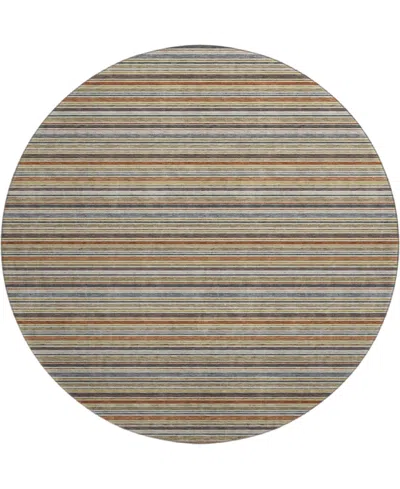 Dalyn Soft Essentials Machine Washable Se2 8'x8' Round Area Rug In Multi
