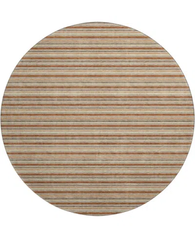 Dalyn Soft Essentials Machine Washable Se2 8'x8' Round Area Rug In Neutral