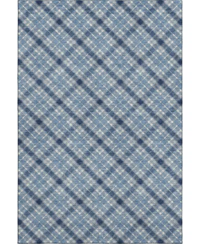 Dalyn Soft Essentials Machine Washable Se3 10'x14' Area Rug In Blue