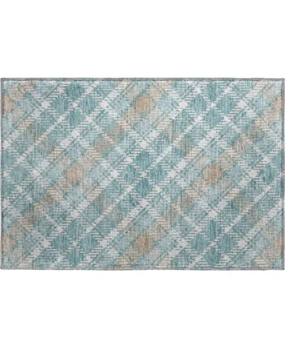 Dalyn Soft Essentials Machine Washable Se3 1'8"x2'6" Area Rug In Blue