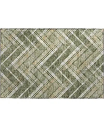 Dalyn Soft Essentials Machine Washable Se3 1'8"x2'6" Area Rug In Green
