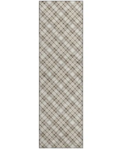 Dalyn Soft Essentials Machine Washable Se3 2'3"x7'6" Runner Area Rug In Gray