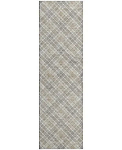 Dalyn Soft Essentials Machine Washable Se3 2'3"x7'6" Runner Area Rug In Gray