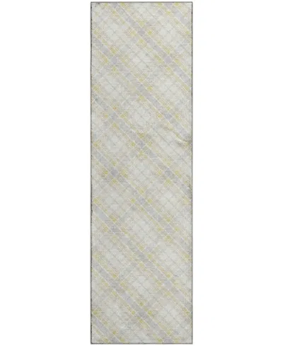 Dalyn Soft Essentials Machine Washable Se3 2'3"x7'6" Runner Area Rug In Gray