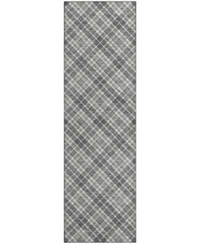 Dalyn Soft Essentials Machine Washable Se3 2'3"x7'6" Runner Area Rug In Gray
