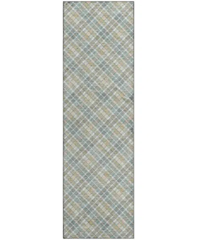 Dalyn Soft Essentials Machine Washable Se3 2'3"x7'6" Runner Area Rug In Blue