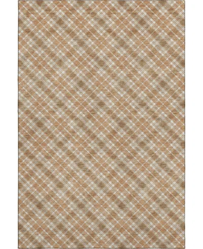 Dalyn Soft Essentials Machine Washable Se3 2'6"x3'10" Area Rug In Brown