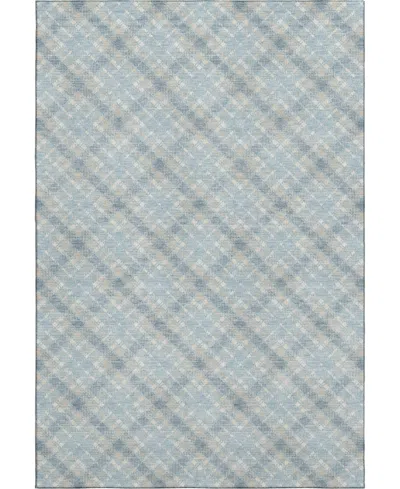 Dalyn Soft Essentials Machine Washable Se3 3'x5' Area Rug In Blue