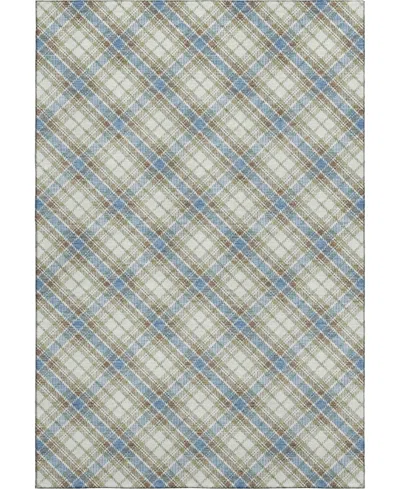Dalyn Soft Essentials Machine Washable Se3 3'x5' Area Rug In Blue