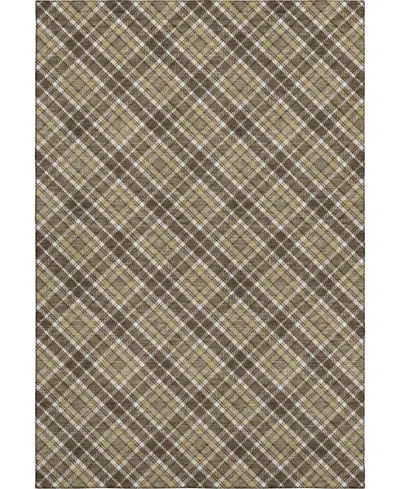 Dalyn Soft Essentials Machine Washable Se3 3'x5' Area Rug In Brown