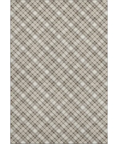 Dalyn Soft Essentials Machine Washable Se3 3'x5' Area Rug In Brown