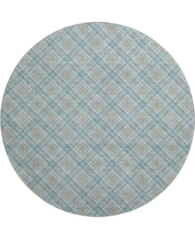 Dalyn Soft Essentials Machine Washable Se3 8'x8' Round Area Rug In Blue