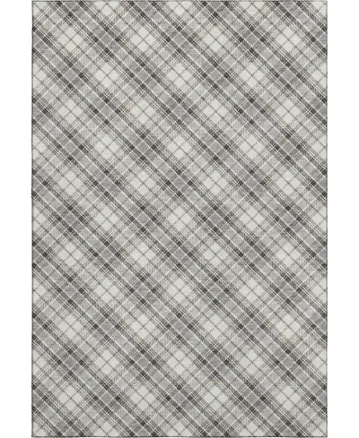 Dalyn Soft Essentials Machine Washable Se3 9'x12' Area Rug In Gray
