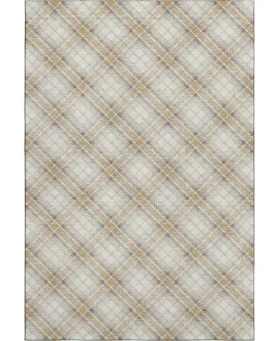 Dalyn Soft Essentials Machine Washable Se3 9'x12' Area Rug In Brown