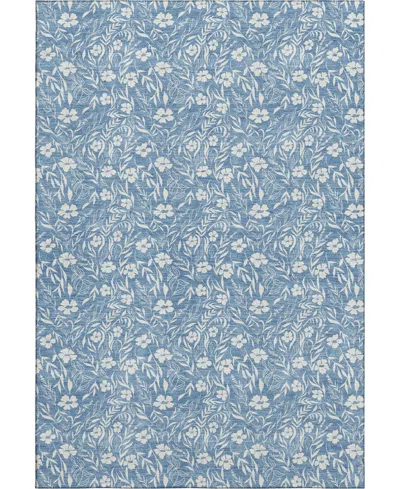 Dalyn Soft Essentials Machine Washable Se4 10'x14' Area Rug In Blue