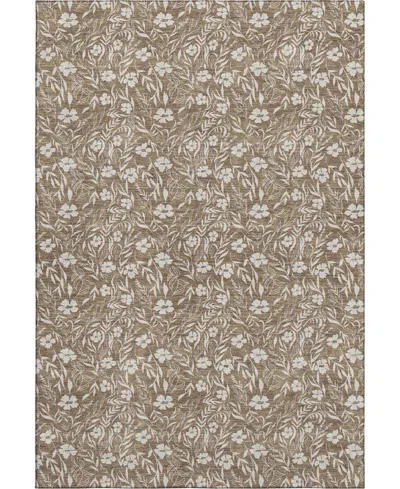 Dalyn Soft Essentials Machine Washable Se4 10'x14' Area Rug In Brown