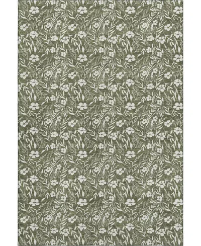 Dalyn Soft Essentials Machine Washable Se4 10'x14' Area Rug In Green
