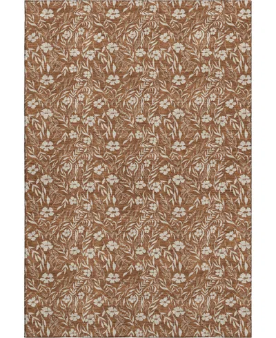 Dalyn Soft Essentials Machine Washable Se4 10'x14' Area Rug In Brown