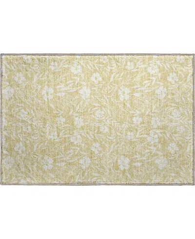 Dalyn Soft Essentials Machine Washable Se4 1'8"x2'6" Area Rug In Neutral