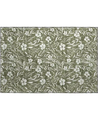 Dalyn Soft Essentials Machine Washable Se4 1'8"x2'6" Area Rug In Green