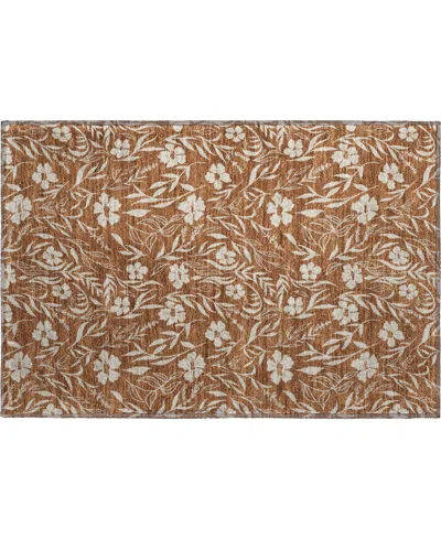 Dalyn Soft Essentials Machine Washable Se4 1'8"x2'6" Area Rug In Brown