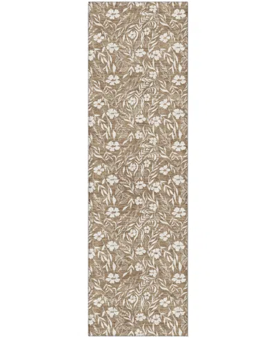 Dalyn Soft Essentials Machine Washable Se4 2'3"x7'6" Runner Area Rug In Brown