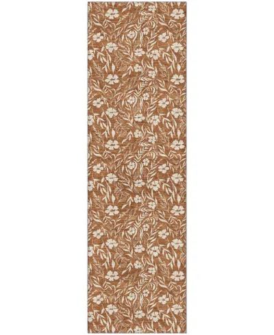Dalyn Soft Essentials Machine Washable Se4 2'3"x7'6" Runner Area Rug In Brown