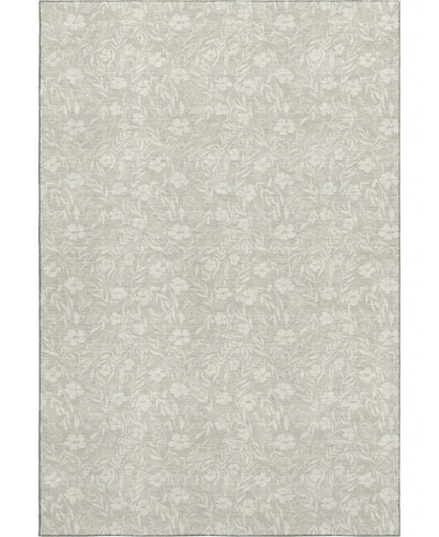 Dalyn Soft Essentials Machine Washable Se4 2'6"x3'10" Area Rug In Gray