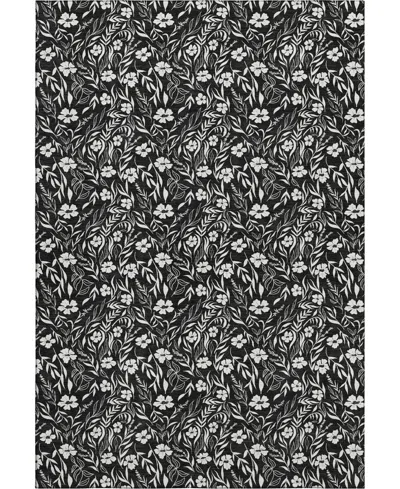 Dalyn Soft Essentials Machine Washable Se4 3'x5' Area Rug In Black