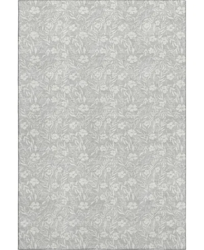 Dalyn Soft Essentials Machine Washable Se4 3'x5' Area Rug In Gray