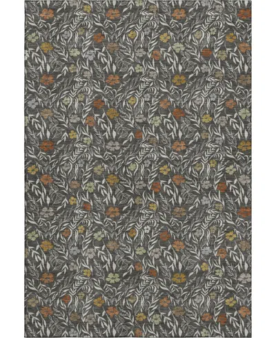 Dalyn Soft Essentials Machine Washable Se4 3'x5' Area Rug In Black