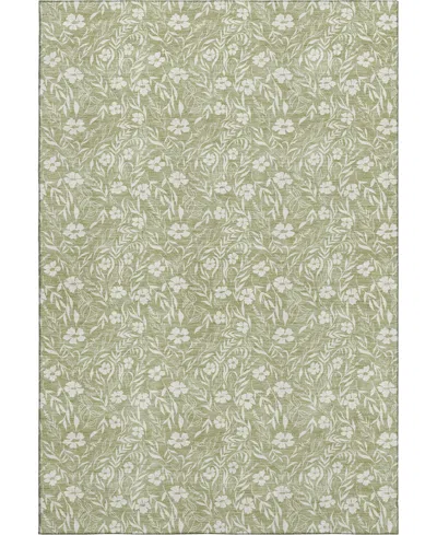 Dalyn Soft Essentials Machine Washable Se4 3'x5' Area Rug In Green