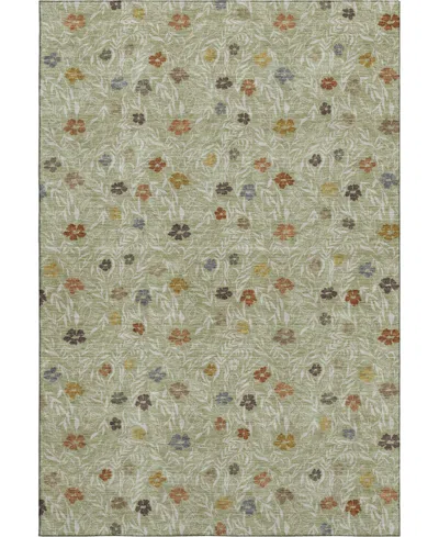 Dalyn Soft Essentials Machine Washable Se4 3'x5' Area Rug In Green