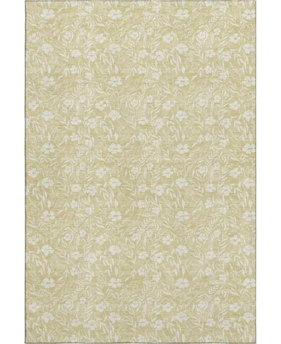 Dalyn Soft Essentials Machine Washable Se4 5'x7'6" Area Rug In Gold